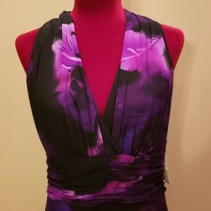 New - Purple floral dress